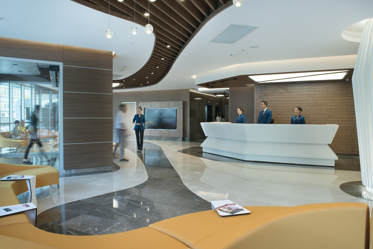 Móttaka Medical Park Gaziosmanpaşa í Istanbúl